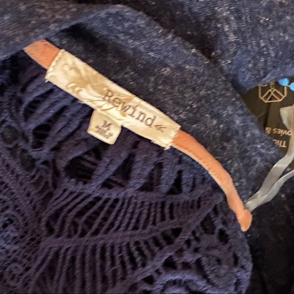 💝Rewind Blue Kimono Cardigan AU - Picture 4 of 5